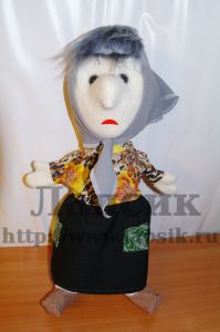 ПЕРЧАТОЧНАЯ КУКЛА "БАБА ЯГА"